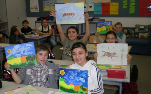 Die stolzen Sch&uuml;ler/innen