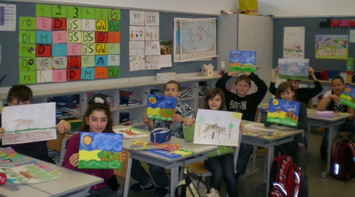 Die stolzen Sch&uuml;ler/innen